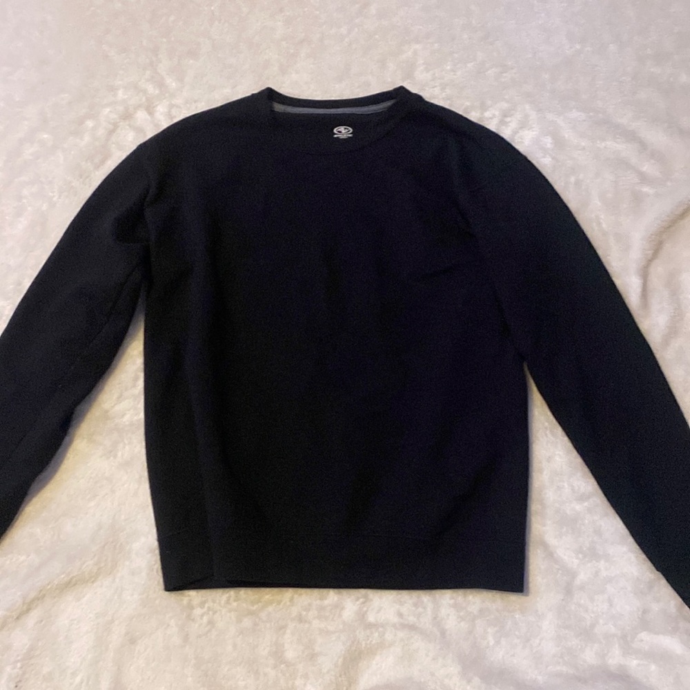 Black crew neck